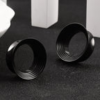 Doearko 2PCS Classic hollow spiral gauges Ear Plugs Tunnels Stainless Steel Ear Gauges Body Piercing Jewelry for women/men