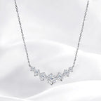 NKHOG Full Moissanite Necklace Pendant For Women 925 Sterling Silver Plated 18k Gold Pass Diamond Test Wedding Gift Fine Jewelry