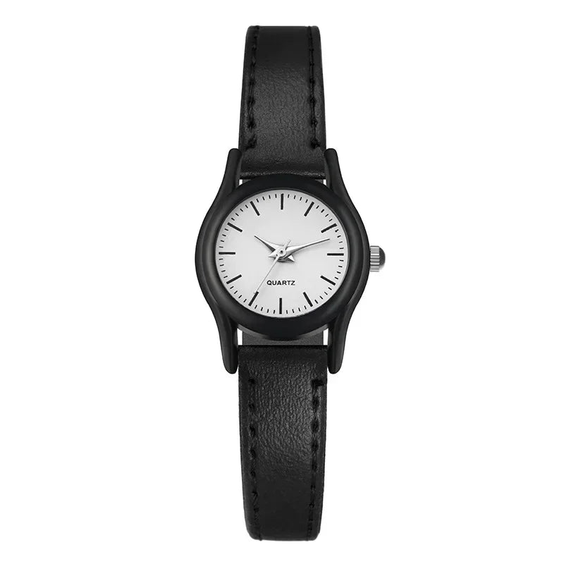Couples Watches Leather Strap Minimalist Fashion Quartz Wristwatches Multiple Colors for Loved Ones Gift Parejas Reloj