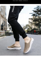 2024 Men Slippers Summer Breathable Home Indoor Slippers Men Thick Bottom Slides Fashion Couple Walking Shoes Chanclas Hombre