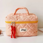 Cosmetic Bag Simple Style Large Capacity Portable Cosmetic Tools Storage Bag for Home Bathroom Toiletry Bag Makeup Bag