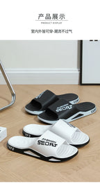 Slippers for men can be worn externally in summer. Trendy bathroom, bathroom, non-skid home, indoor, and home sandals for men