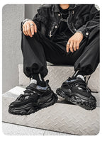 Men's Shoes 2025 Thick Sole Height Increasing New Breathable Trend Fashionable and Versatile Casual Sports Comfortable Trend