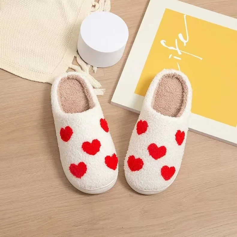 Women's Slippers, New Winter Design, Caring Warmth, Thick Plush Home Anti-Slip Slippers