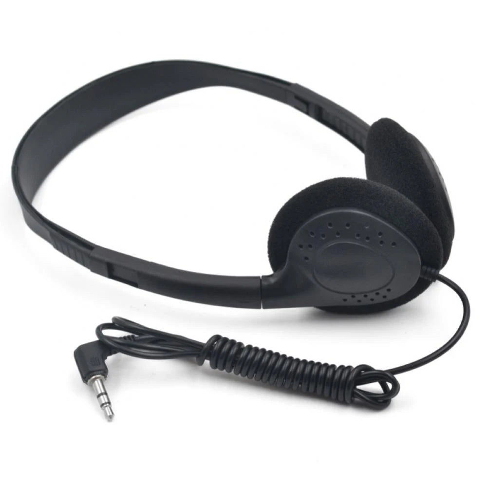 Comfortable Wearing Noise Reduction ABS Portable Headphone Wired Headset Earbud Stereo 3.5mm Clear Gaming for Gamer