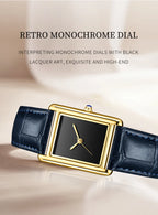 Couple's Watches for Men Women Fashion Casual Leather Simple Dial Waterproof Quartz Wristwatches Lovers Watch Gift Drop Shipping