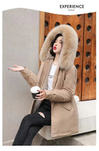 Winter Coat 2025 New Women's Thick Cotton Jacket Women's Medium long Korean version Fur collar Coat Female Warm Parka Overcoat