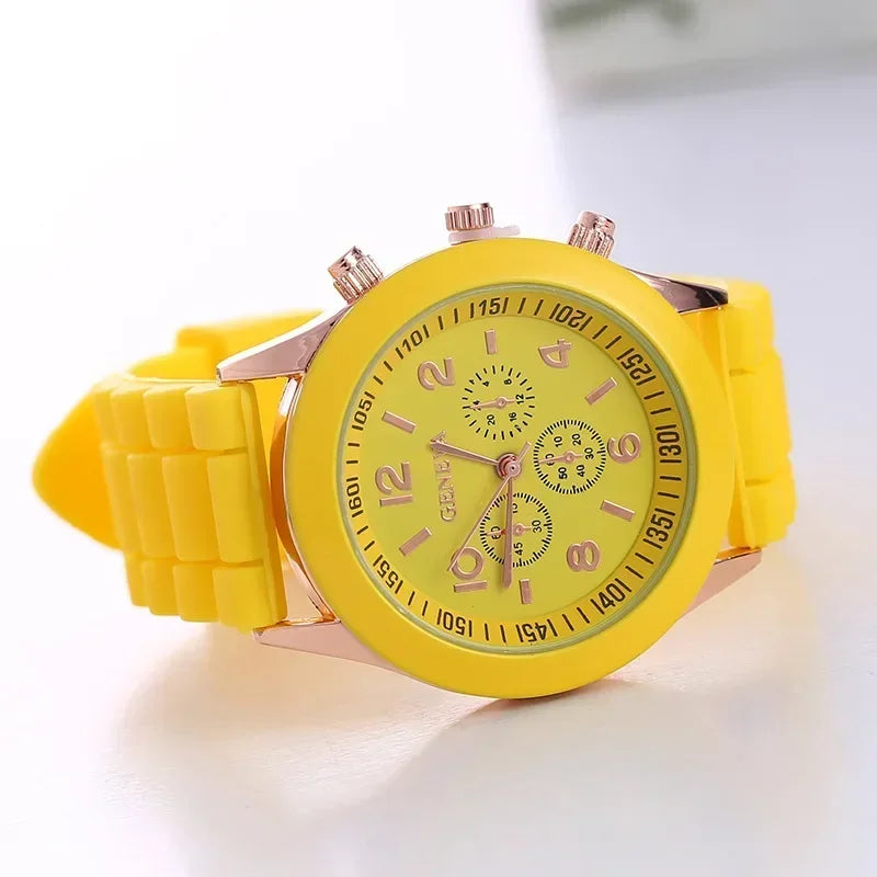 Women Watches 2025 New Fashion Luxury Brand Women's Watch Silicone Strap Quartz Wrist Watch For Female Relogio Feminino Zegarki