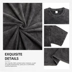 Men's T Shirt Pink-Panthers Drinking Washed T-Shirts Hippie  Beach Tee Shirt Y2K Funny Design Casual Clothing Hot Sale