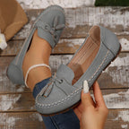 Women Flats Fashion Breathable Women Casual Shoes Slip On Flat Shoes Walking Sneakers Women Shoe Retro Shoes Female Plus Size