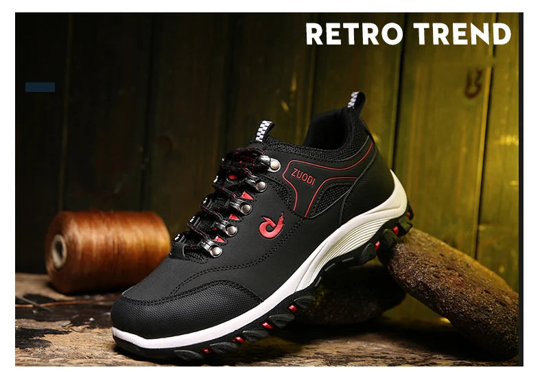 Men Shoes Leather Casual Shoes For Men Sneakers Men  Autumn Winter Running Shoes Male Tennis Lightweight Walking Sports Shoes
