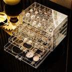 Earring storage box large capacity multi-layer exquisite earring jewelry transparent acrylic antioxidant jewelry box