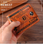 Men's Wallets  Dollar PatternWallet Male Leather Walet Photo Card HolderFashion Large Capacity Wallet Purse Bag