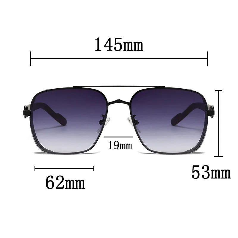 2023 Sunglasses For Men Square Sunglasses Women Trendy Luxe Vintage Fashion Glasses Retro Steampunk Shades Gafas De Sol Hombre