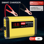 3 Stages Lead Acid AGM GEL Battery-chargers Car Battery Charger Car Accessories