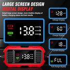 Digital For Lead-Acid Battery Charger Smart Battery Charger For Car Motorcycle Scooter Battery Charging Battery Maintenance
