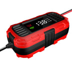 Digital For Lead-Acid Battery Charger Smart Battery Charger For Car Motorcycle Scooter Battery Charging Battery Maintenance